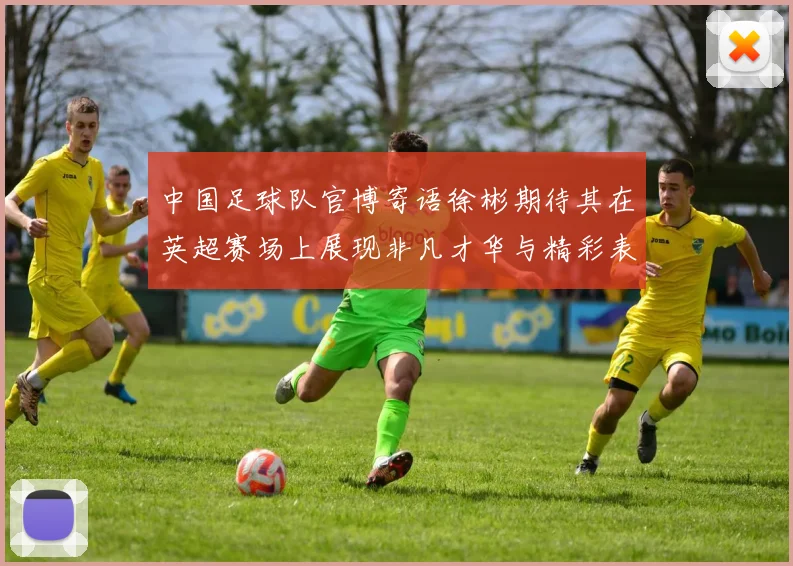 中国足球队官博寄语徐彬期待其在英超赛场上展现非凡才华与精彩表现